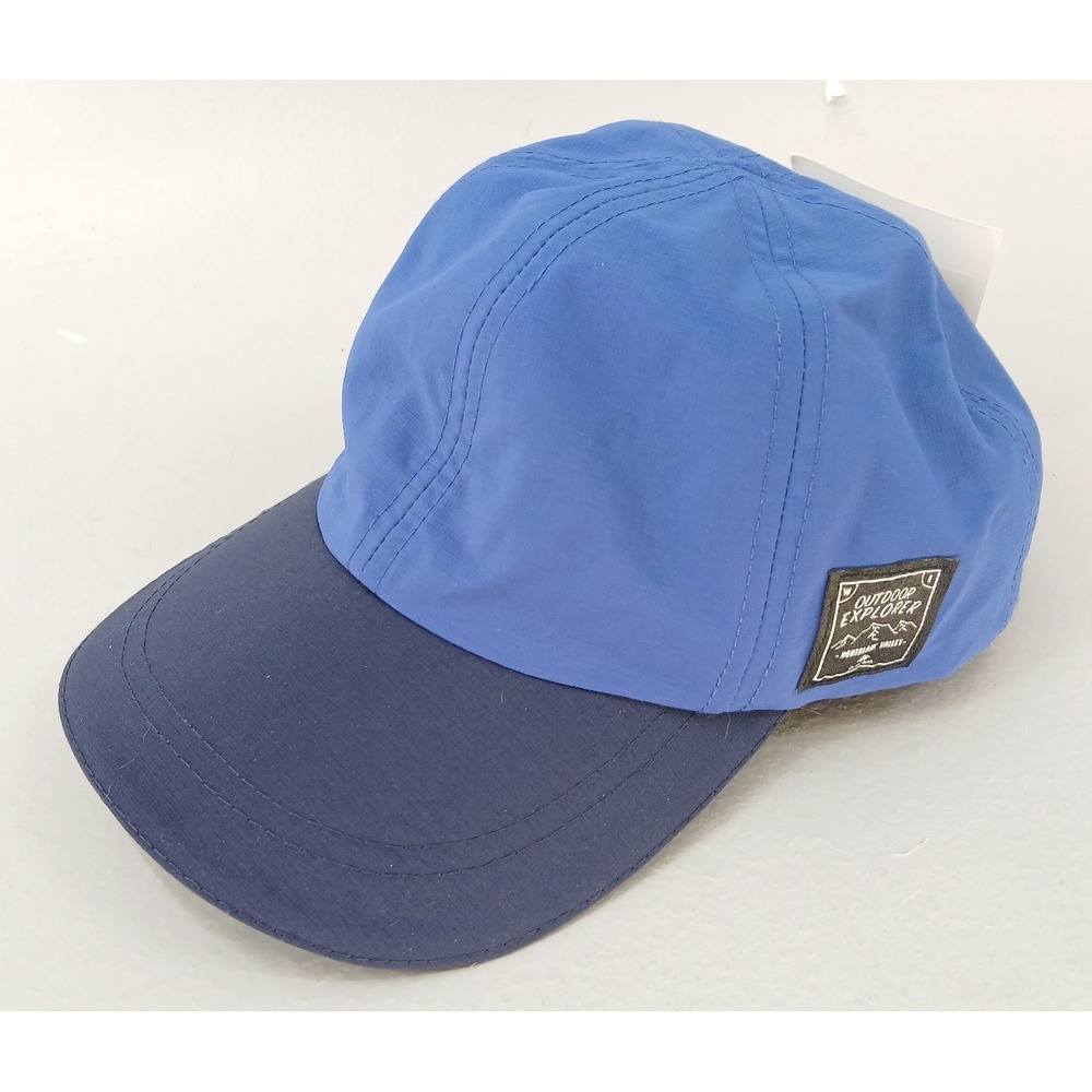 Decathlon Outdoor Explorer Cap Kids Unisex Adjustable Blue Navy Hiking Hat